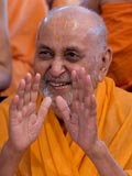  Swamishri in a divine, jovial mood