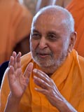  Swamishri in a divine, jovial mood