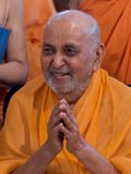  Swamishri in a divine, jovial mood