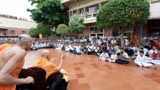  Devotees doing darshan of Swamishri