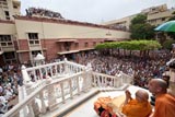  Devotees doing darshan of Swamishri
