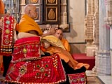  Swamishri engrossed in darshan
