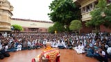  Devotees doing darshan of Swamishri
