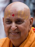  Swamishri in a divine, jovial mood