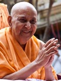  Swamishri in a divine, jovial mood