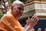  Swamishri in a divine, jovial mood