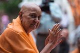  Swamishri in a divine, jovial mood