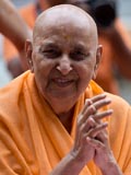  Swamishri in a divine, jovial mood
