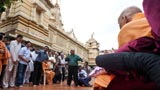  A skit presentation before Swamishri