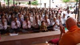  Devotees doing darshan of Swamishri