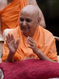  Swamishri in a divine, jovial mood
