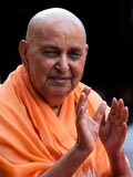  Swamishri in a divine, jovial mood