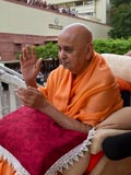  Swamishri blesses devotees
