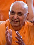  Swamishri in a divine, jovial mood