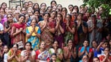  Devotees doing darshan of Swamishri