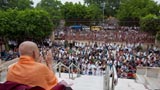  Devotees doing darshan of Swamishri