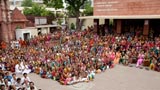  Devotees doing darshan of Swamishri