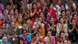  Devotees doing darshan of Swamishri