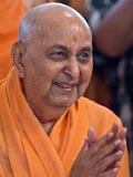  Swamishri in a divine, jovial mood
