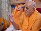  Swamishri in a divine, jovial mood