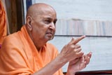  Swamishri in a divine, jovial mood