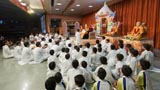  Re-enactment of Bal Sabha on stage, in front of Swamishri 