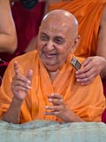  Swamishri in a divine, jovial mood