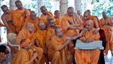  Swamishri blesses sadhus