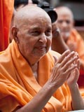  Swamishri in a divine, jovial mood