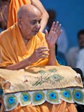  Swamishri blesses devotees