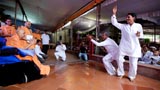  Devotees from Badalpur rejoice before Swamishri