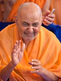  Swamishri in a divine, jovial mood