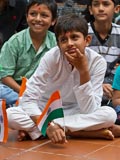  Kids engrossed in darshan of Swamishri