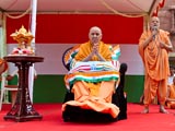  Pujya Ishwarcharan Swami prays for independence from maya, for the good of all  