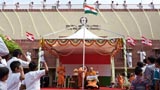  Swamishri hoists the flag