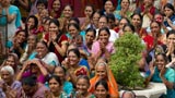  Devotees doing darshan of Swamishri