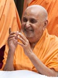  Swamishri in a divine, jovial mood
