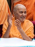  Swamishri in a divine, jovial mood