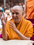  Swamishri in a divine, jovial mood