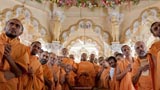  Sadhus doing darshan of Thakorji