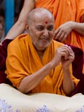  Swamishri in a divine, jovial mood