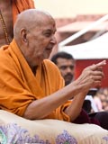  Swamishri in a divine, jovial mood