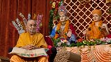  Swamishri watching the skit presentation