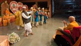  Youths rejoice before Swamishri