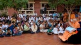  Devotees doing darshan of Swamishri
