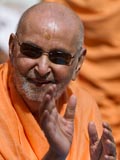  Swamishri in a divine, jovial mood