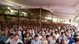  Devotees doing darshan of Swamishri