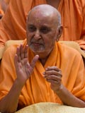  Swamishri in a divine, jovial mood