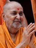  Swamishri in a divine, jovial mood