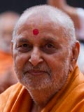  Swamishri in a divine, jovial mood